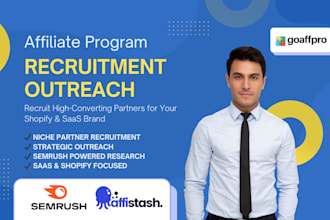 recruit and manage niche affiliates for shopify and saas brand semrush affistash