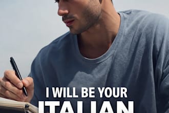 be your personal italian ghostwriter