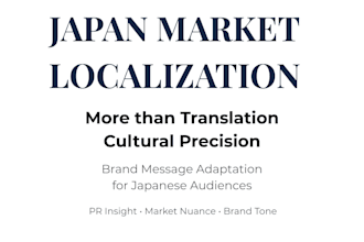 localize your brand message for the japanese market