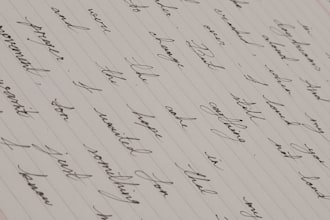 write anything with my neat handwriting