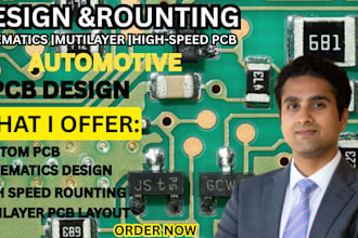 automotive pcb design schematics multilayer layout high speed routing