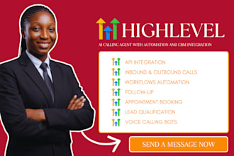 setup gohighlevel ai calling agent ai voice agent ai cold calling