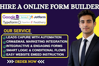create jotform surveyjs typeform feathery google forms wpforms logic automation