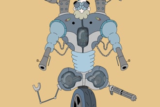 make your cartoon artwork