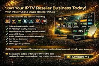 activate reseller panel trex, foxx, dream4k, strong8k, lion ott, goldens ott