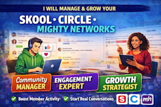 do skool community circle  community manager community engagement mighty network
