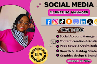 social media marketing manager, brand strategist,  social media content creator