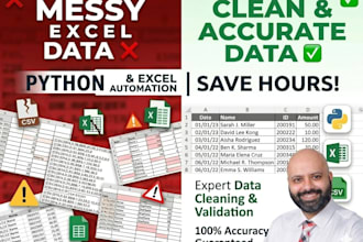 clean messy excel data and fix errors fast