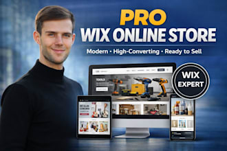 create a professional wix online store