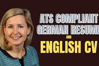 design a professional german lebenslauf to apply for jobs in germany