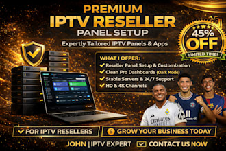 setup unlimited panel, reseller panel, strong 8k, lion, trex, mega ott, 4k, 8k