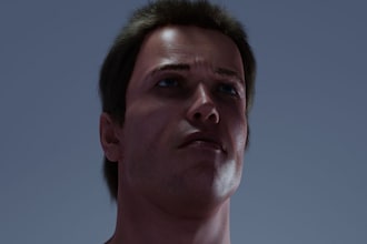 do realistic metahuman character, unreal engine 3d game character, 3d animation