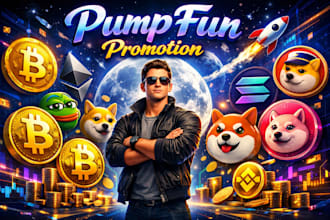 crypto telegram promotion, pump fun, solana memecoin, token launch, twitter ico