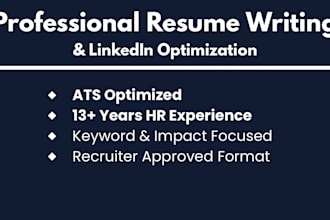 write a professional resume and linkedin profile