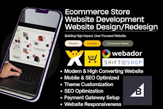 build ecwid store shopify store squarespace website bigcommerce store selz store