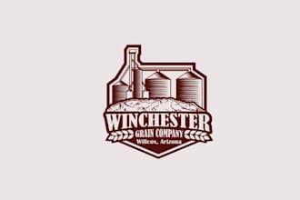 design powerful family grain company logo