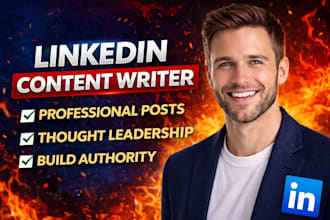 write strategic linkedin articles for professionals