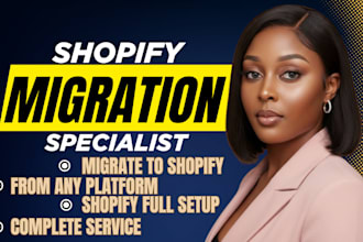 transfer or migrate woocommerce, wix, wordpress to shopify