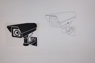 manually redraw logo or image into vector format