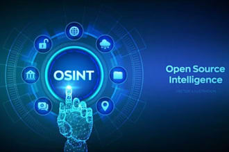 deliver osint investigation and intelligence report