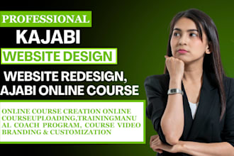 design kajabi website, kajabi landing page website for kajabi online course