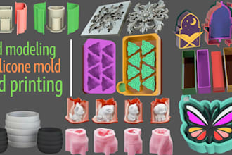 3d silicone mold soap slip casting 3d cad model injection mold print ready stl