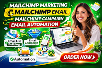 build mailchimp marketing email campaign and email automation
