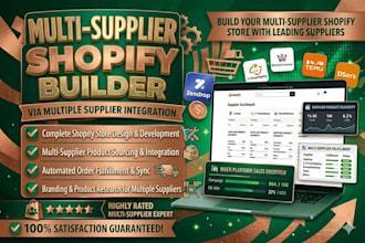 build multi supplier shopify store via zendrop cj brandsgateway temu dsers