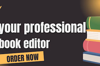 proofread and edit your french, german, english language book or manuscript