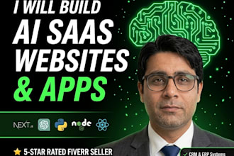 build an ai saas app, ai voice bot, or CRM automation system