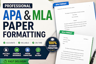 format your paper in apa or mla