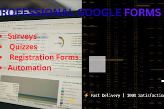create professional google forms, surveys, quizzes