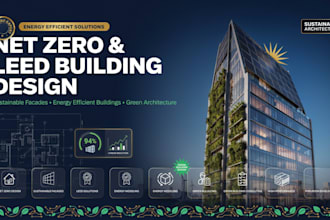 design net zero facades and sustainable leed green building solutions