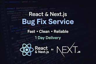 fix react or nextjs bugs and errors quickly