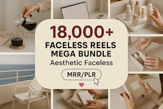 provide a massive faceless reels bundle