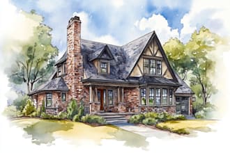 turn your home into watercolor painting