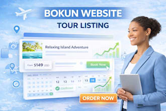 do bokun website design ota listing optimize website tour listing getyourguide