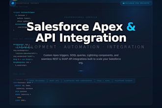 develop apex and customize salesforce