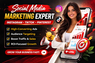 do pinterest marketing ads expert for business growth instagram and tiktok promo