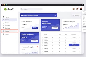 create shopify app UI UX with figma using polaris design system