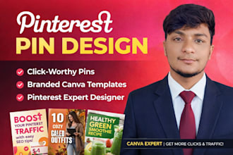 design custom pinterest pins, idea pins in 24 hours