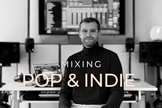 mix your modern pop or indie pop song with clarity, depth and emotion