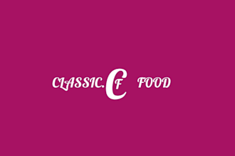 design a modern food restaurant logo