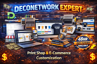 deconetwork store setup deconetwork printshop deconetwork website inksoft expert
