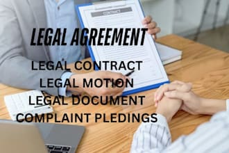 review legal motion, legal complaint, legal appeal, lawsuit, legal letters