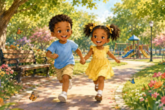 be your amazing watercolor children story book, book formatting, paper back,