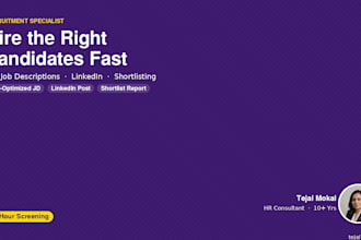 write linkedin job posts, job descriptions and shortlist top candidates