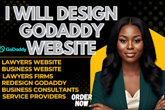 design godaddy website, redesign godaddy website for hair salons, hair product