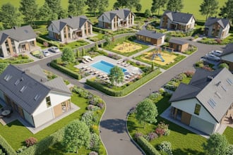 convert 2d master plans into professional 3d renderings