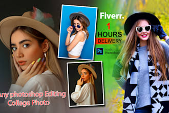 create professional photo collage, photo montage and photo editing